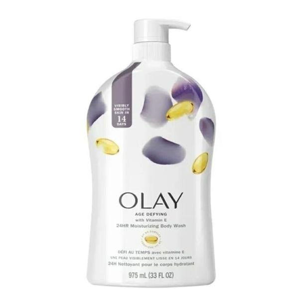 Olay Age Defying Body Wash with Vitamin E, 30 fl oz - Picture 3 of 4